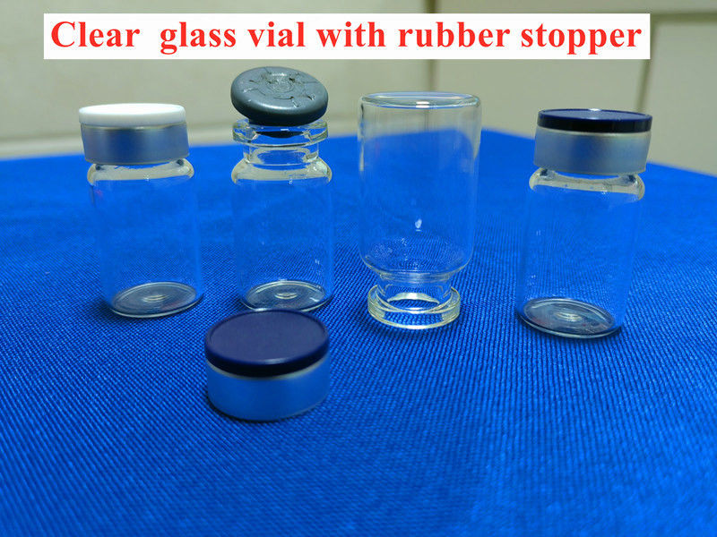 Vial di vetro trasparente a borosilicato da 18 mm con tappi USP Tipo Vial di vetro vuoto