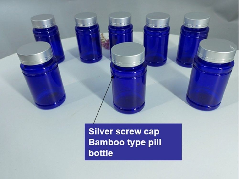 Fegato di merluzzo Olio di pesce Olio di pesce Medicina in capsule di plastica Bottiglia PET 120 ml Vaso Supplemento Vitamina Capsula Pillola Bottiglia di plastica