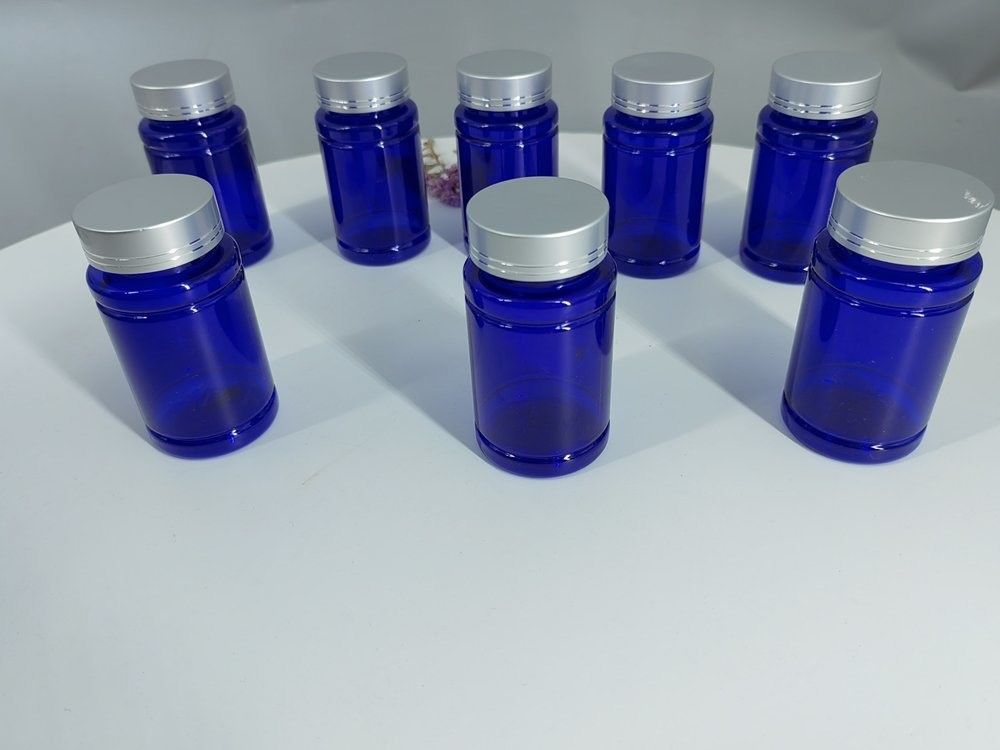 Fegato di merluzzo Olio di pesce Olio di pesce Medicina in capsule di plastica Bottiglia PET 120 ml Vaso Supplemento Vitamina Capsula Pillola Bottiglia di plastica