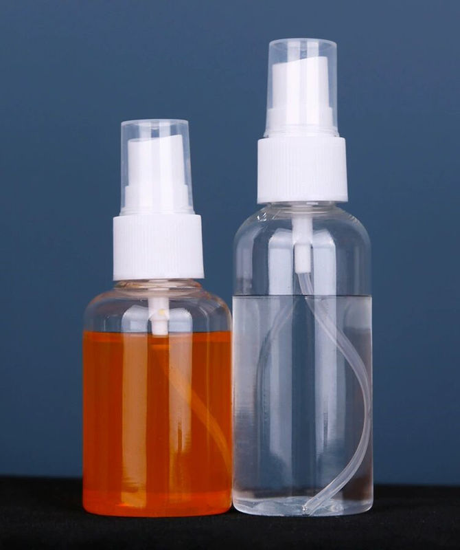 60 ml 100 ml Bottiglia a spruzzo in plastica PET di forma rotonda piccola
