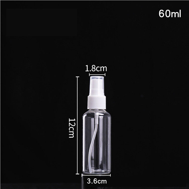 Bottiglie per spray di nebbia in plastica in PET cosmetica da 100 ml