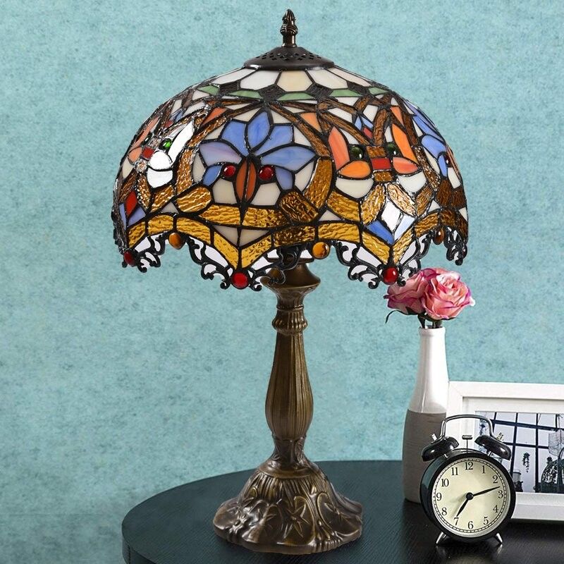 Lampada da tavolo in vetro mosaico in vetro turco Marocco Decorazione domestica per ristoranti hotel camera da letto