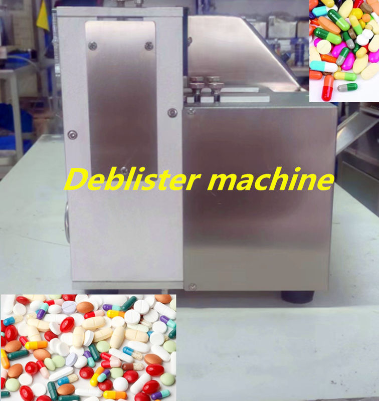 Macchina per il prelievo di pillole Capsule Tablet Dispenser di farmaci in plastica di alluminio SS304 Capsule Tablet Deblister Machine For Pharmacy