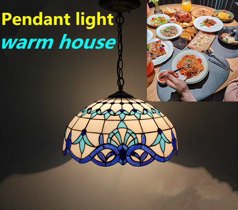 12 pollici di vetro decorativo LED lampada a sospensione con 2 luci per la cura degli occhi per il bar studio camera da letto caffè salotto sala da pranzo luce