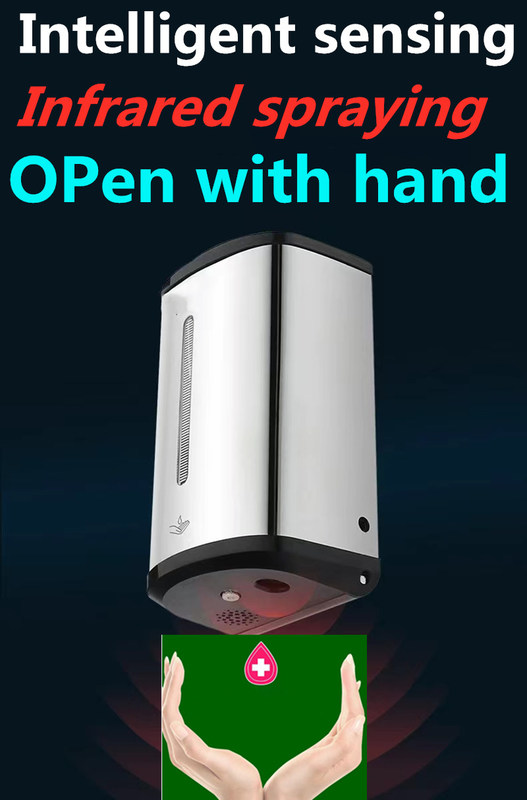 Sala pulita ufficio albergo fabbrica farmaceutica sapone automatico sterilizzatore automatico a mano in acciaio inossidabile 304