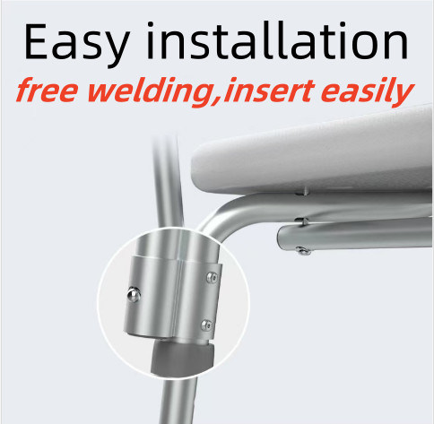 Poltrona da bagno poltrona da bagno 4 in 1 Poltrona da doccia poltrona con appoggio per braccio Piedi di tazza di aspirazione grande